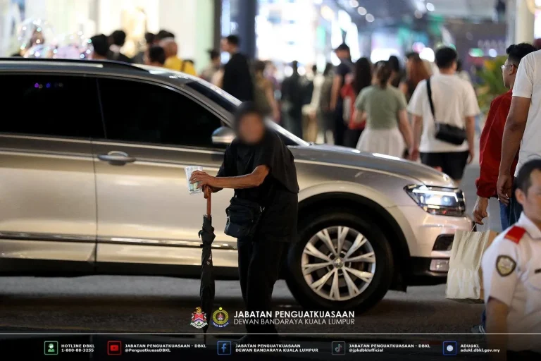 25 pengemis ditahan dalam operasi bersepadu DBKL