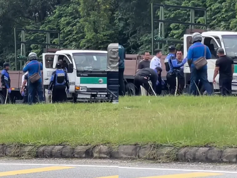 Pemandu lori maut akibat serangan jantung ketika memandu