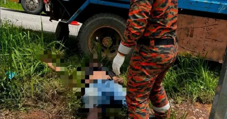 Warga asing maut terkena renjatan elektrik ketika pasang tiang lampu