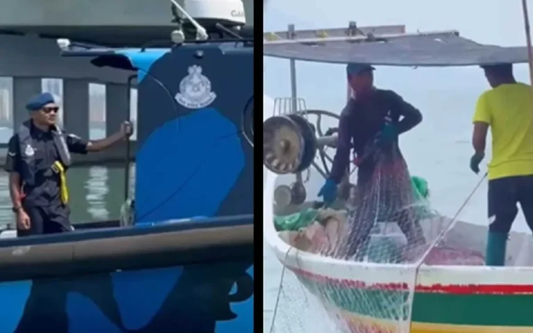 Tiga lelaki ditahan, 194 bubu naga dirampas di Pulau Pinang