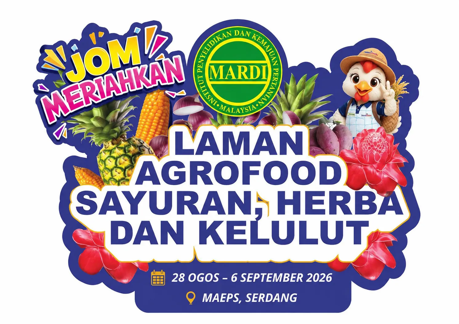 Jom Meriahkan Laman Agrofood Sayuran, Herba dan Kelulut