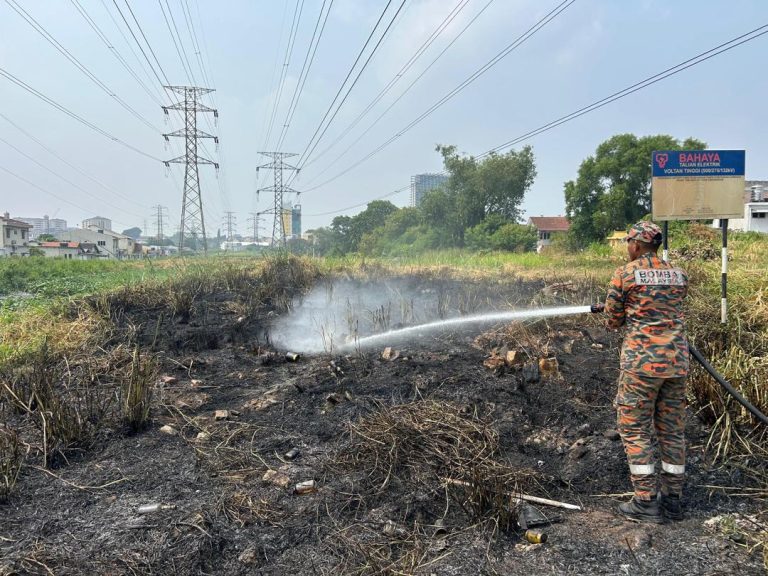 Kebakaran belukar di Klang berjaya dipadamkan