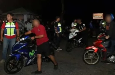 146 individu diperiksa, 50 motosikal disita dalam operasi samseng jalanan