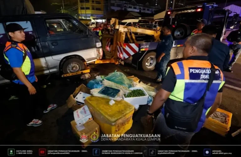 DBKL gempur operasi di Pasar Borong Selayang