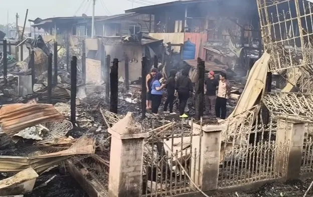 16 rumah kayu musnah dalam kebakaran di Tawau